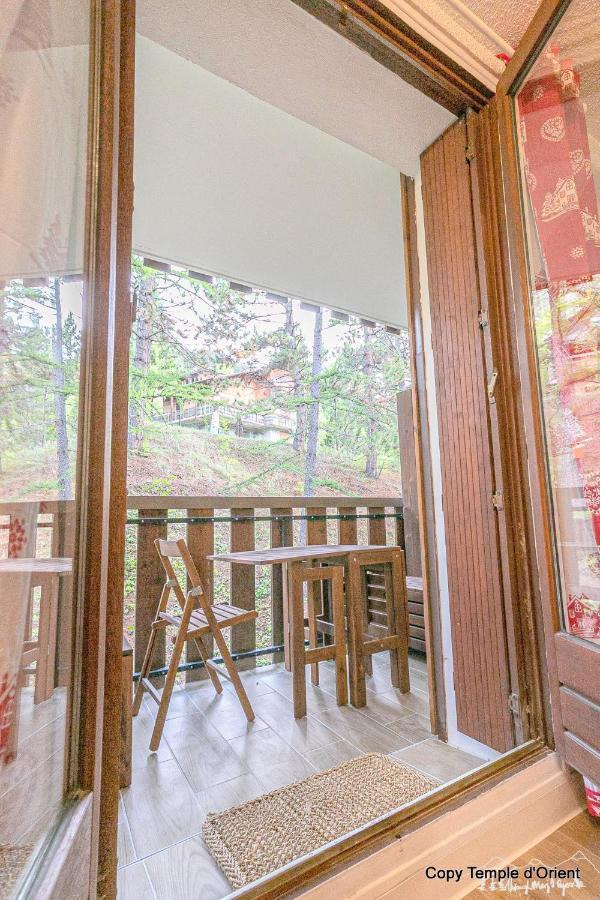 ALLOS village STUDIO avec balcon proche de pistes Extérieur photo